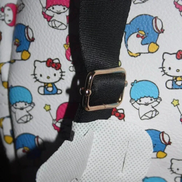 Hello Kitty and Friends Sanrio Mini Backpack Unisex White with Red Bow My Melody - Picture 11 of 13